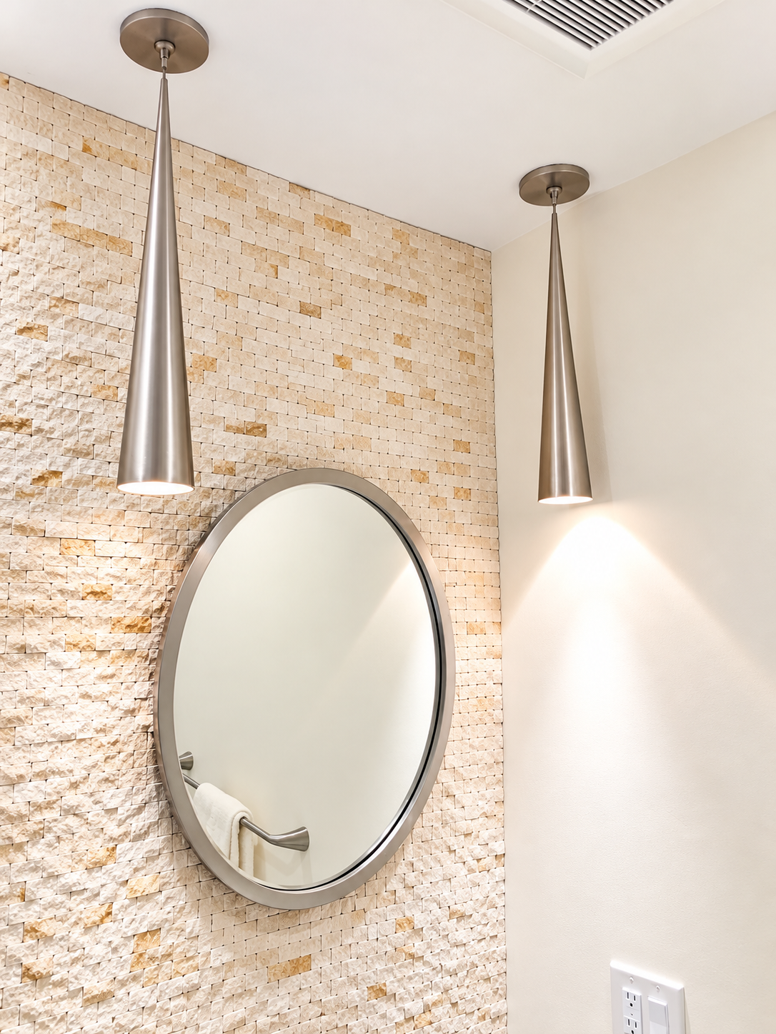After — The Art of Materials Contrast | A Contemporary Powder Room (4 of 5)