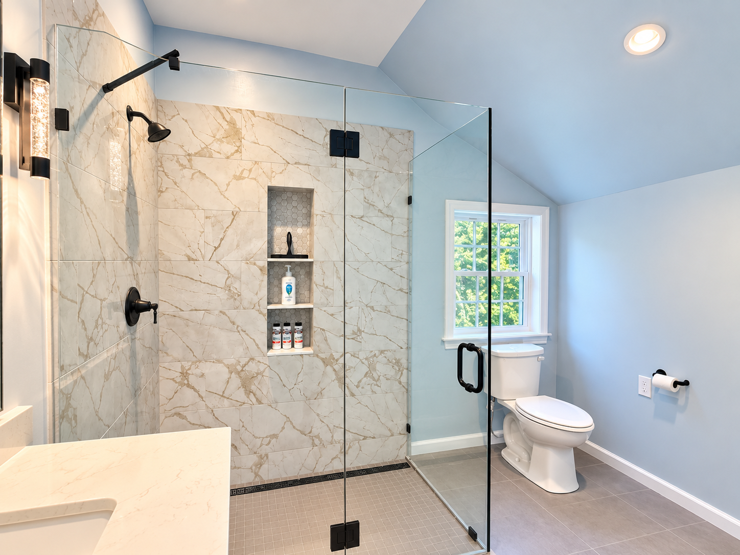 After — Refined Elegance | A Modern Bathroom Addition (5 of 6)